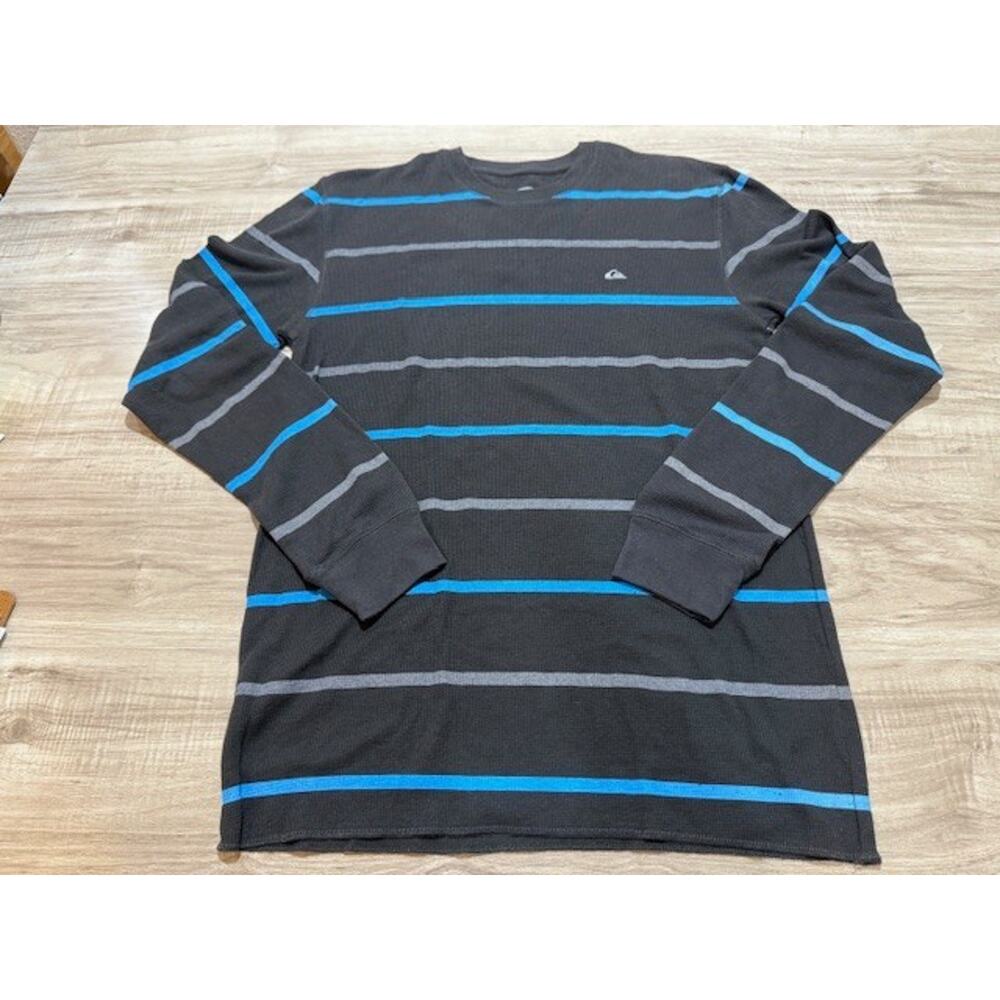 NWT Quicksilver Men's Waffle Thermal Knit Long Sleeve Shirt - Size XL